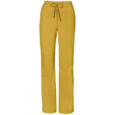 Pantalones Jack Wolfskin Pomona Mujer Amarillo - Chile FEI702689